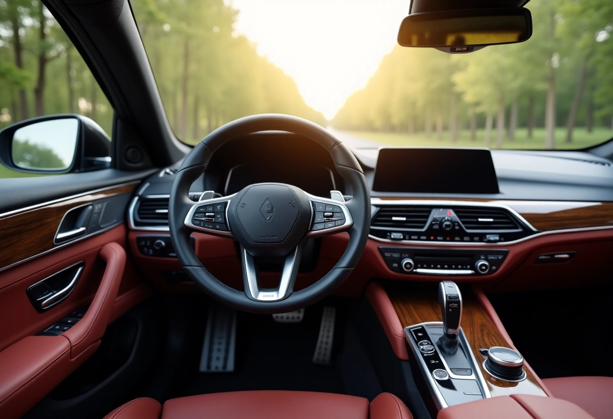 véhicules de prestige et concours de boiserie : une alliance gagnante -  voiture de luxe  et  bois noble